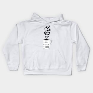 Morning coffee Kids Hoodie